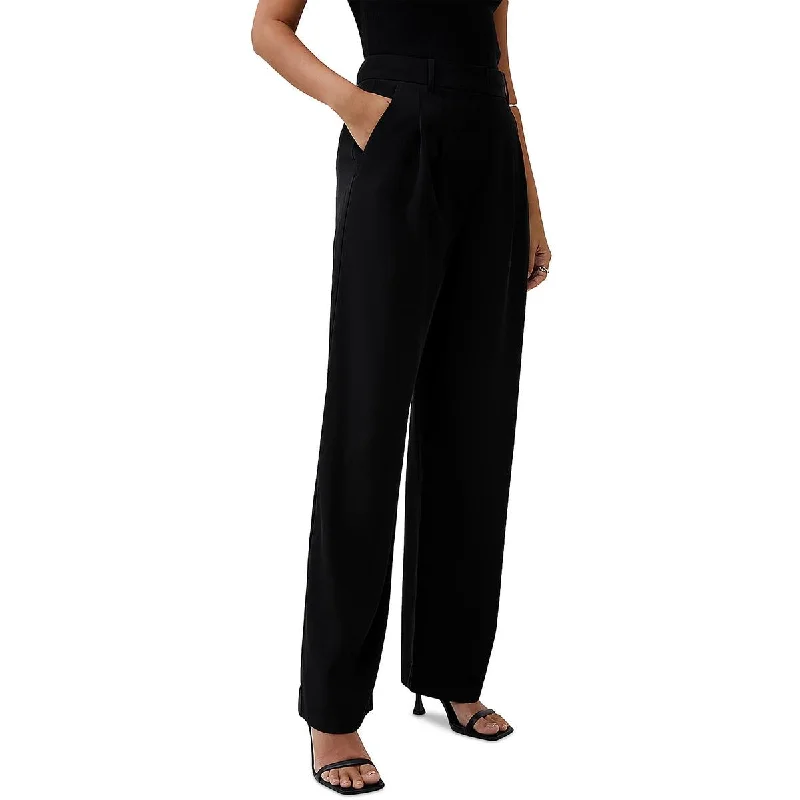 French Connection Womens Pleated  Suit Pants