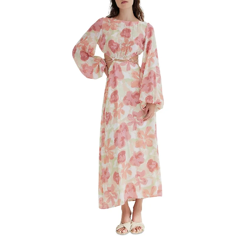 Significant Other Womens Floral Long Maxi Dress