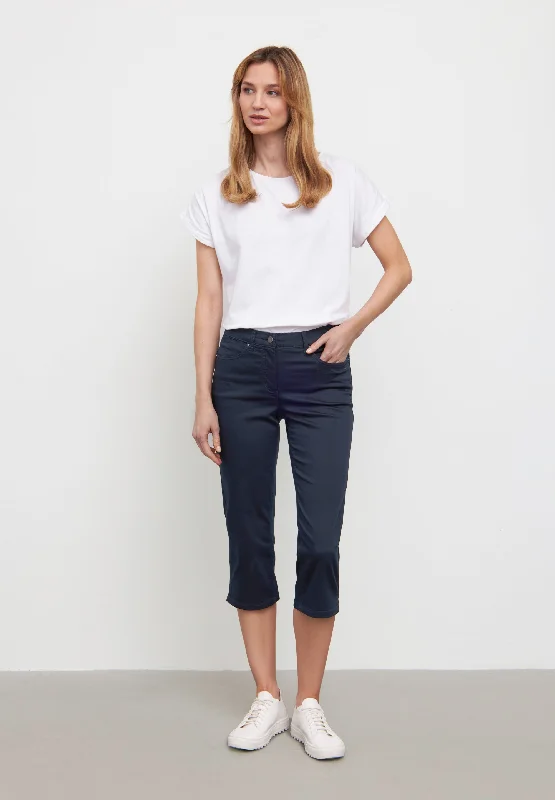 Charlotte Regular Capri Medium Length - Navy