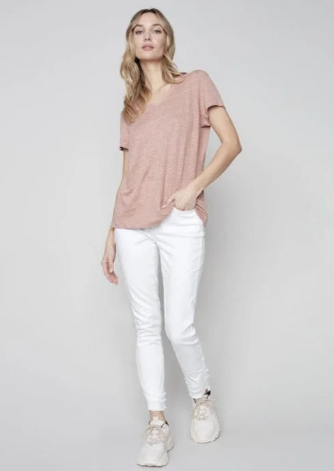 C.B 1231R Linen Jersey Tee